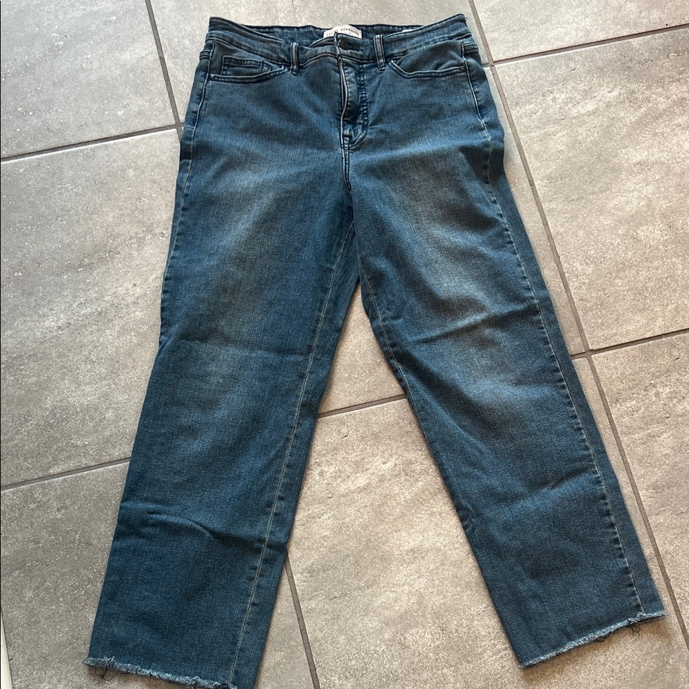 Denim Blue Straight Leg Women's Jeans